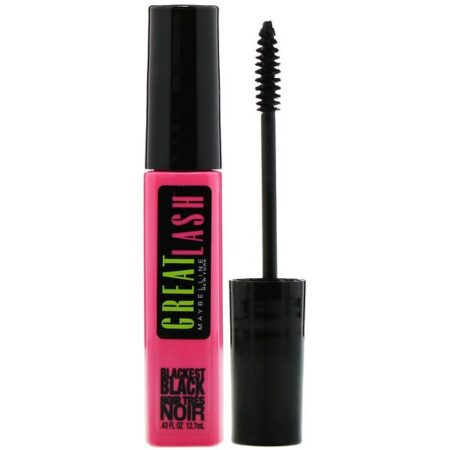 Maybelline, Rímel Great Lash, 100 Preto mais preto, 12,7 ml