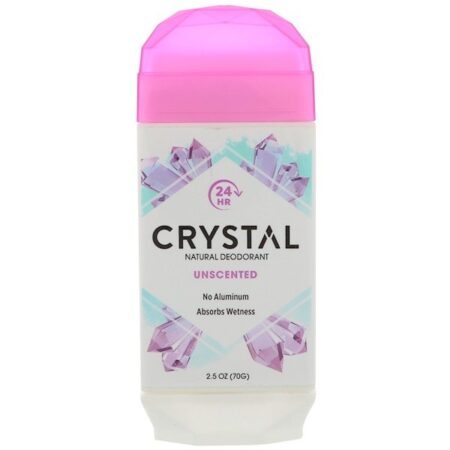 Crystal Body Deodorant, Desodorante Natural, Sem Fragrância, 2,5 oz (70 g)