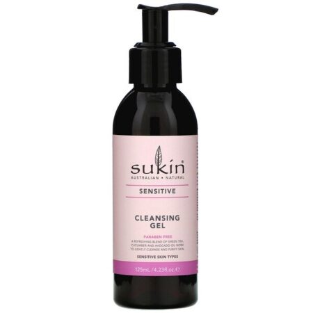 Sukin, Cleansing Gel, Sensitive, 4.23 fl oz (125 ml)