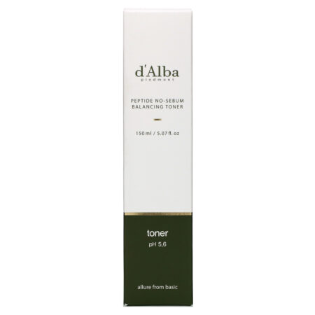 d'Alba, Peptide No-Sebum, Balancing Toner, 5.07 fl oz (150 ml) - Image 2