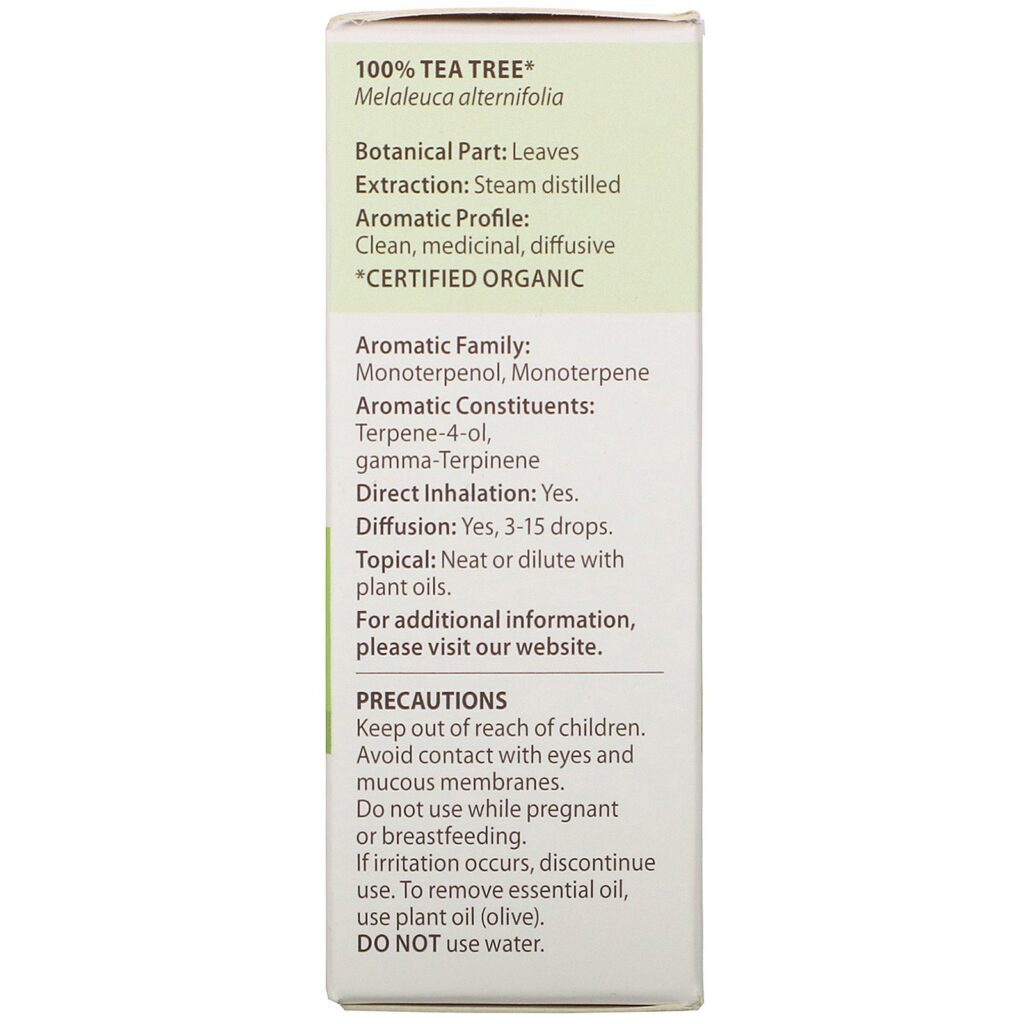 Pranarom, Essential Oil, Tea Tree, .17 fl oz (5 ml) - Imagem 3