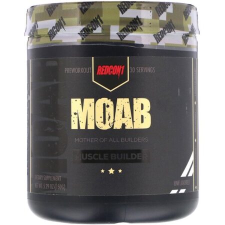 Redcon1, MOAB, Muscle Builder, Unflavored, 5.29 oz (150 g)