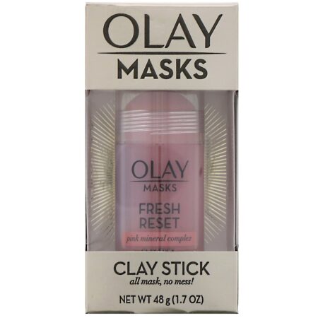 Olay, Fresh Reset, Máscara de Argila em Bastão com Complexo de Mineral Rosa, 48 g (1,7 oz) - Image 2