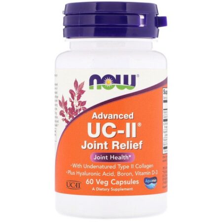 Now Foods, Advanced UC-II Joint Relief, 60 Cápsulas Vegetais