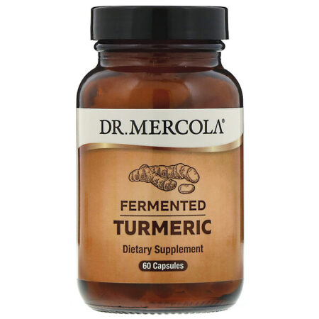 Dr. Mercola, Açafrão Fermentado, 60 cápsulas