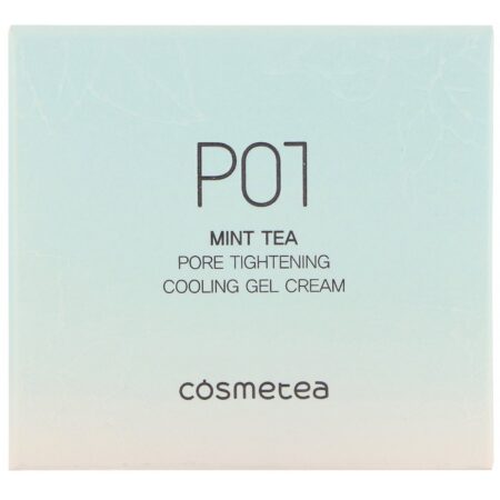 Cosmetea, Chá de menta, Creme em Gel Refrescante para Poros, 1,76 oz (50 g) - Image 2