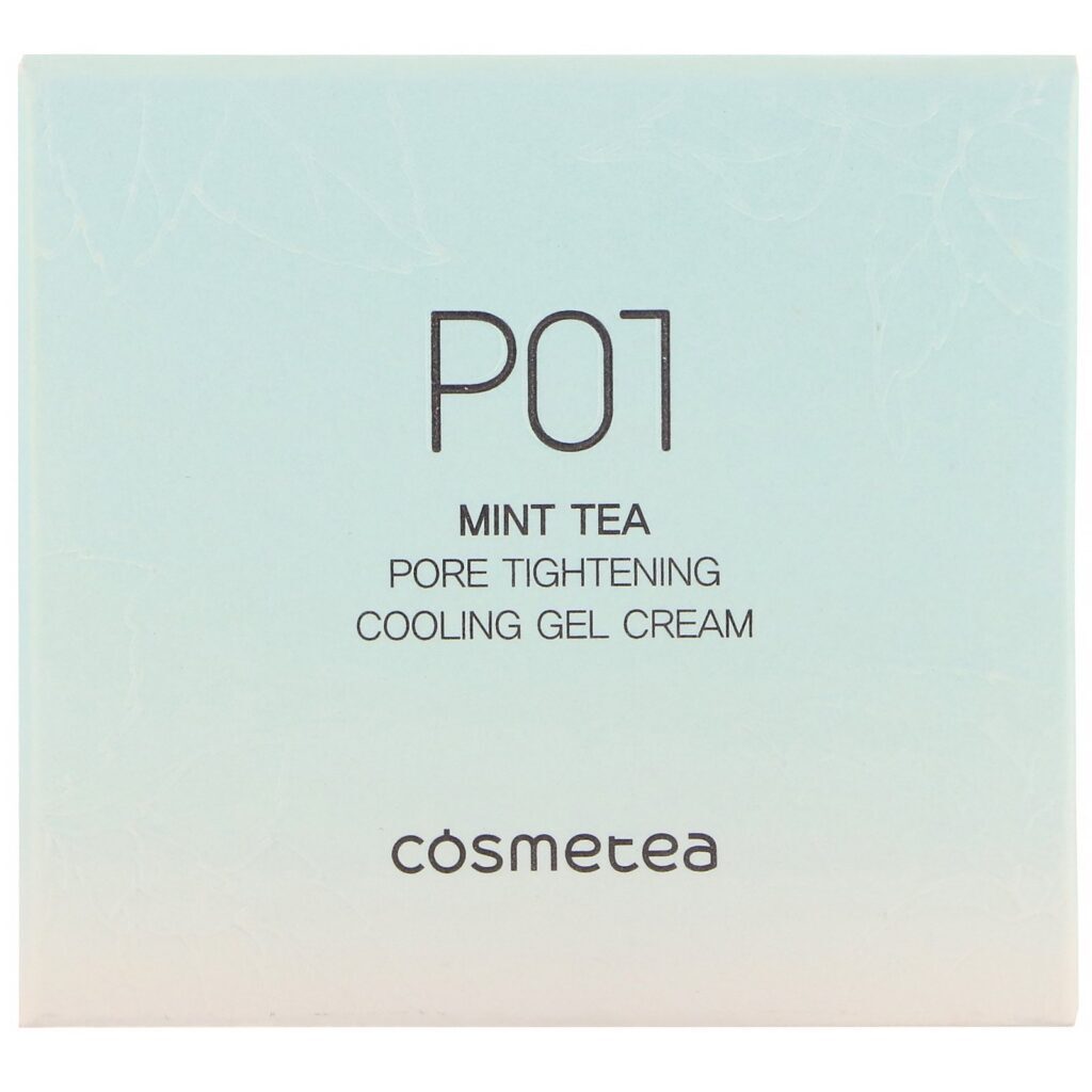 Cosmetea, Chá de menta, Creme em Gel Refrescante para Poros, 1,76 oz (50 g) - Imagem 2