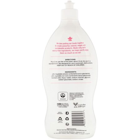 ATTITUDE, Little Ones, Baby Bottle & Dishwashing Liquid, Fragrance-Free, 23.7 fl oz (700 ml) - Image 2