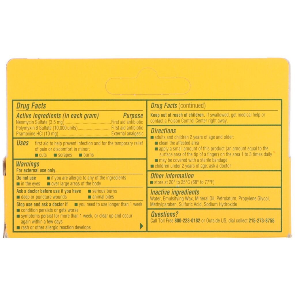 Neosporin, Creme de Dupla Ação, Creme Analgésico, Para Crianças Maiores de 2 Anos, 0,5 oz (14,2 g) - Imagem 3