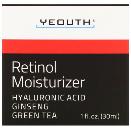 Yeouth, Hidratante Retinol, Ácido Hialurônico, Ginseng, Chá Verde, 1 fl oz (30 ml) - Image 3