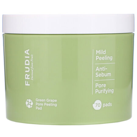 Frudia, Uva Verde, Disco de Peeling para Poros, 70 Discos