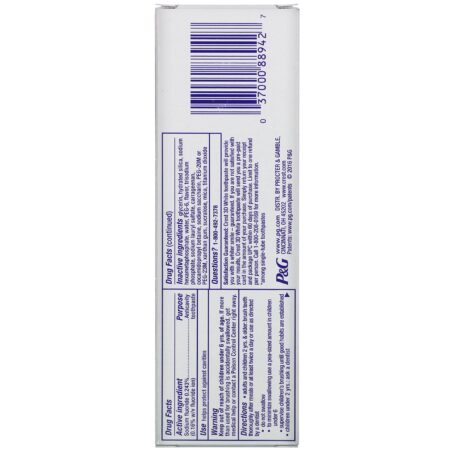 Crest, 3D White, Brilliance Toothpaste, Vibrant Peppermint, 4.1 oz (116 g) - Image 3