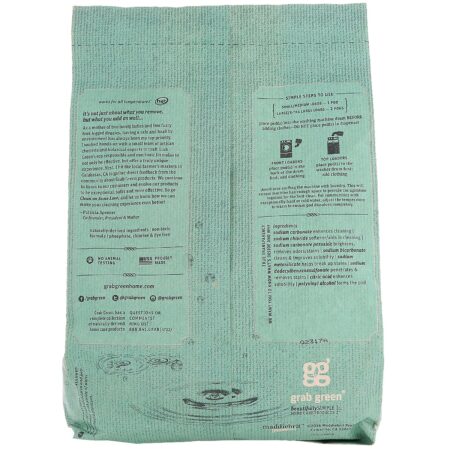 Grab Green, Stoneworks, Cápsulas de Detergente de Roupas, Chuva, 50 Cargas, 1,65 lbs (750 g) - Image 2