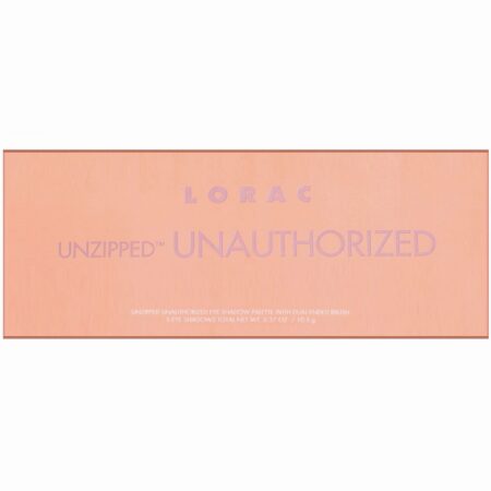 Lorac, Paleta de sombra Unzipped Unauthorized com pincel com duas extremidades, 10,5 g - Image 2