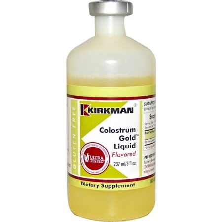 Kirkman Labs, Colostrum Gold Líquido, com Sabor, 8 fl oz (237ml)