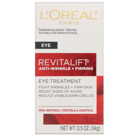 L'Oreal, Revitalift antirrugas e tonificador, tratamento para os olhos, 14 g - Image 2