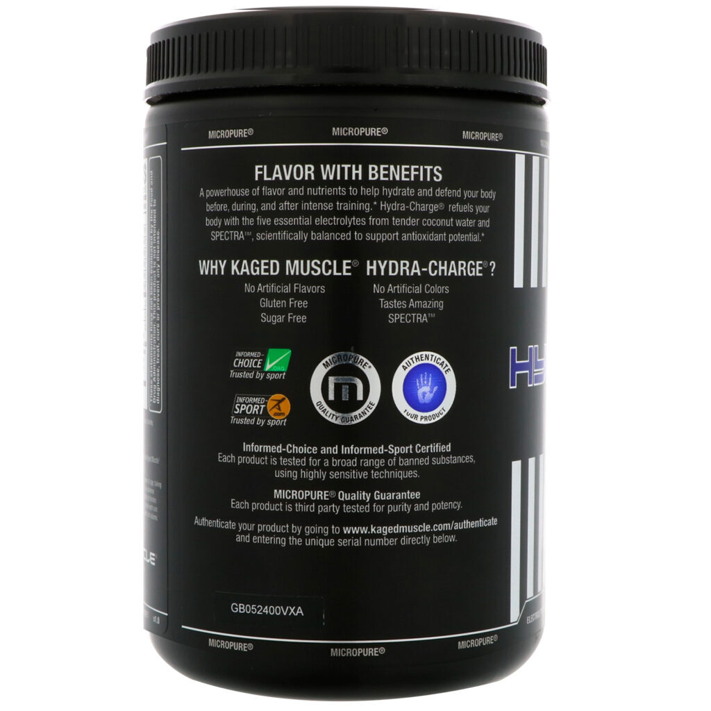 Kaged Muscle, Hydra-Charge, Limonada com Maçã, 10,16 oz (288 g) - Imagem 3