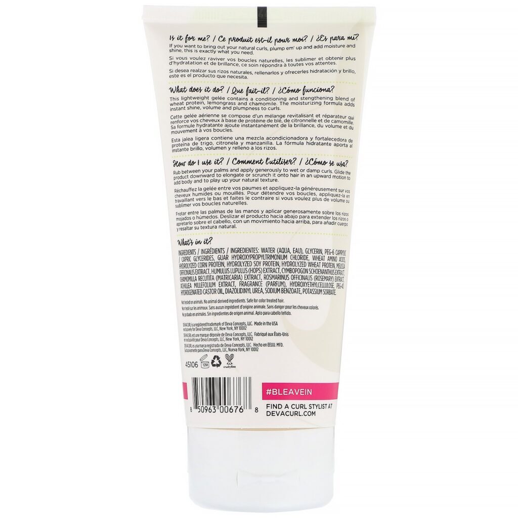 DevaCurl, B'Leave-In, Miracle Curl Plumper, Textura e volume, 177 ml - Imagem 2