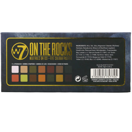 W7, On the Rocks, Neutrals on Ice, Paleta de Sombras, 14 g (0,49 oz) - Image 3