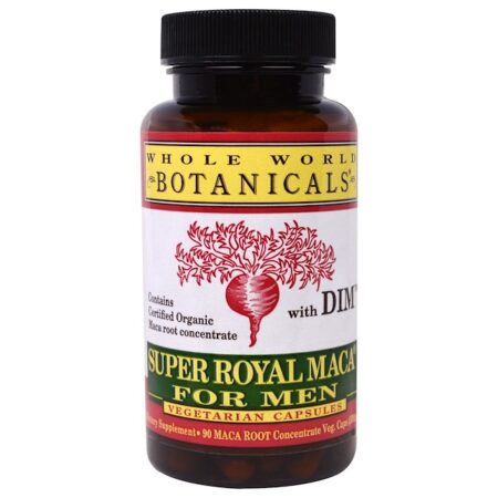 Whole World Botanicals, Maca Super Royal para Homens, 500 mg, 90 Cápsulas Vegetais