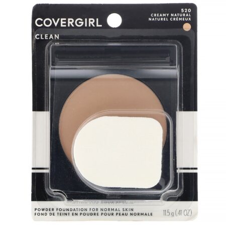 Covergirl, Clean, Base em pó, 520 Natural creme, 11,5 g - Image 2