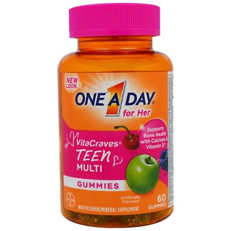 One-A-Day, Um Por Dia Para Mulheres, VitaCraves, Teen Multi, 60 Balas de Goma