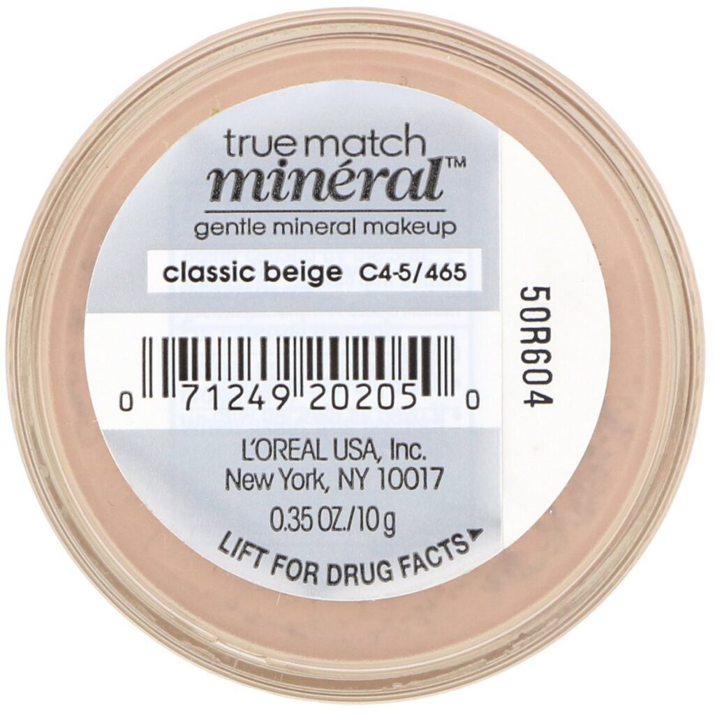 L'Oreal, True Match, Base mineral, C4-5/465 Bege clássico, 10 g - Imagem 3