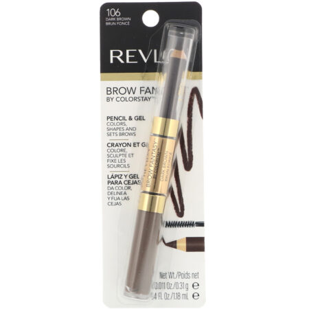 Revlon, Brow Fantasy, Dark Brown 106, 0,31 g/1,18 ml - Image 2