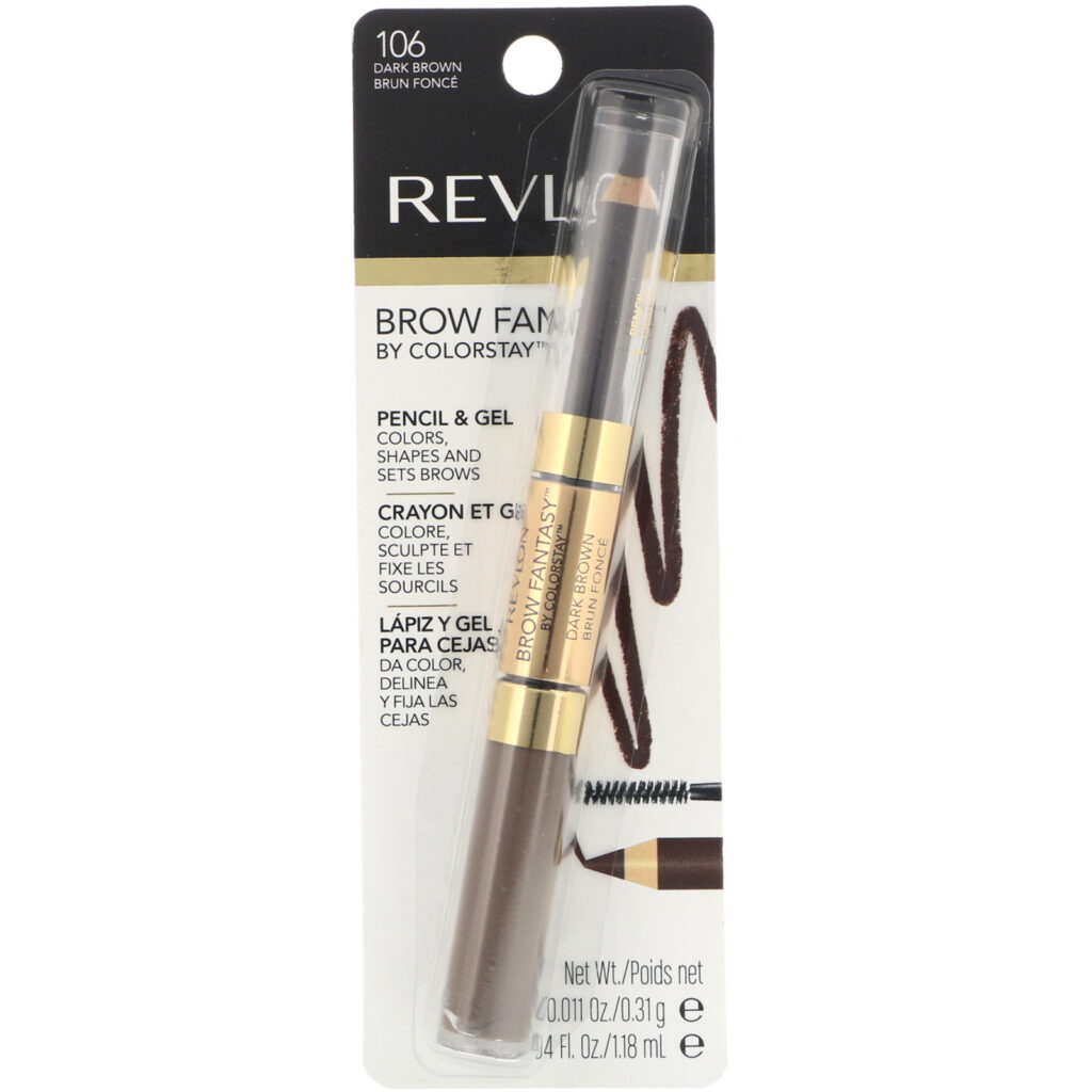 Revlon, Brow Fantasy, Dark Brown 106, 0,31 g/1,18 ml - Imagem 2