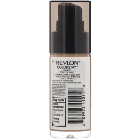 Revlon, Base líquida Colorstay para peles mistas a oleosas, 330 Natural, 30 ml - Image 2