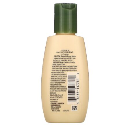 Aveeno, Daily Moisturizing Body Wash, 2 fl oz (59 ml) - Image 2