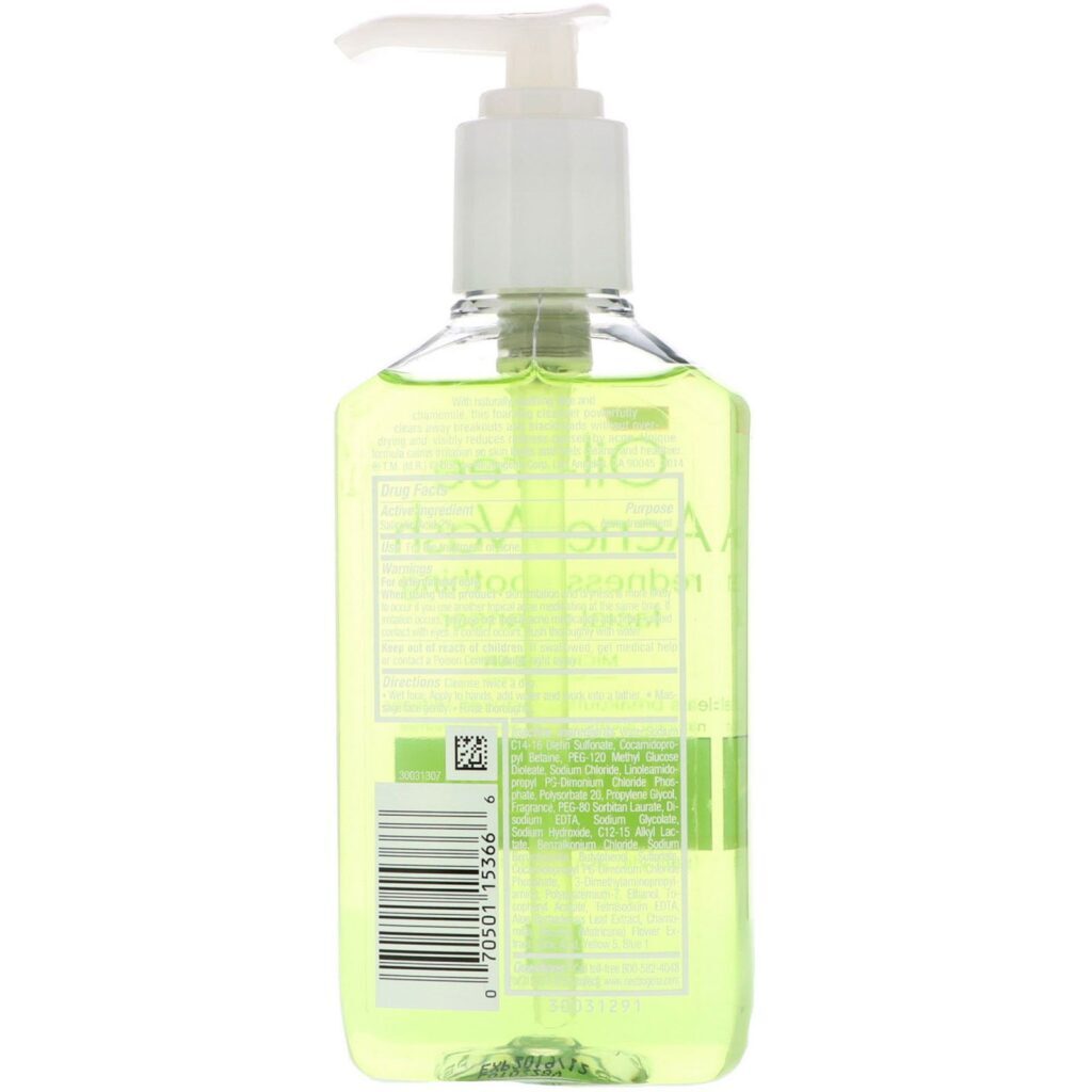 Neutrogena, Limpeza Facial Antiacne Sem Óleo, Alivia a Vermelhidão, 6 fl oz (177 ml) - Imagem 2