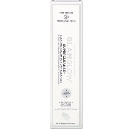 GLAMGLOW, SuperCleanse, Clearing Cream-To-Foam Cleanser, 5 oz (150 g) - Imagem 2