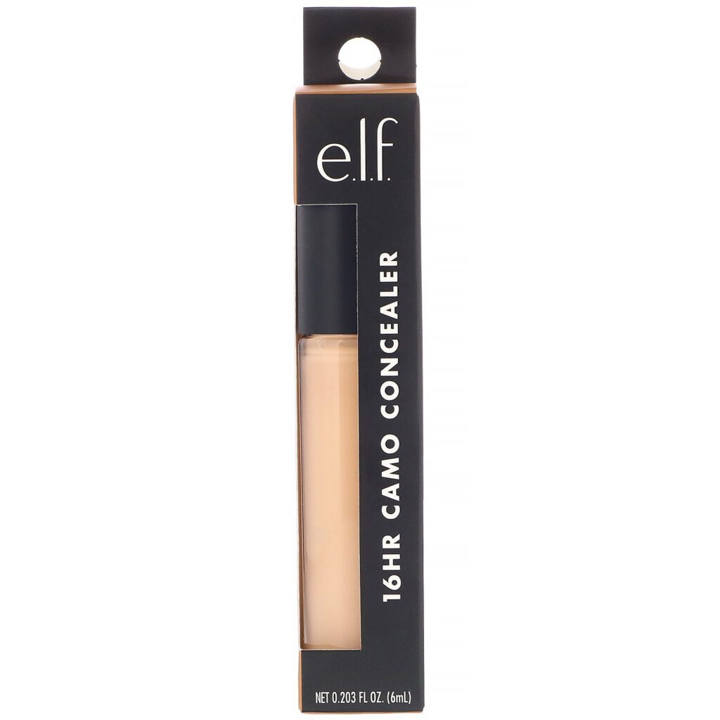 E.L.F., Corretivo 16HR Camo Concealer, Bege Médio, 6 ml (0,203 fl oz) - Imagem 2