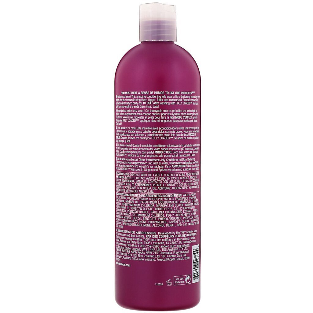 TIGI, Bed Head, Volume Total, Geleia Condicionadora para Volume, 750 ml (25,36 fl oz) - Imagem 2