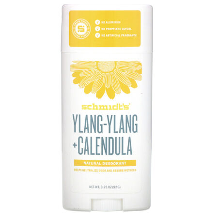 Schmidt's, Natural Deodorant, Ylang-Ylang + Calendula, 3.25 oz (92 g)