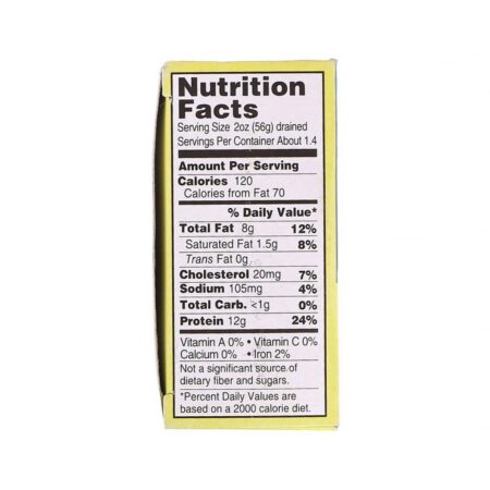 Wild Planet, Wild Yellowtail Skinless & Boneless Fillets In Extra Virgin Olive Oil, 4.25 oz (120 g) - Imagem 2