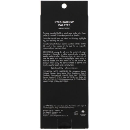 E.L.F., Paleta de Sombra de Tons Nude, Need It Nude, 14 g (0,49 oz) — foto 3