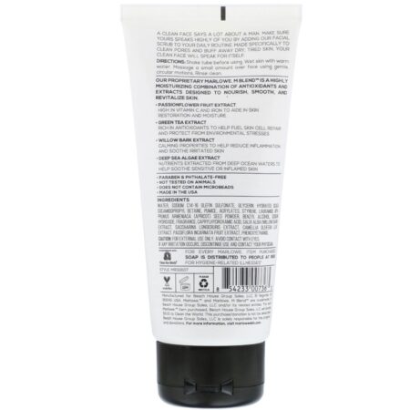 Marlowe, Facial Scrub For Men, No. 122, 6 fl oz (177.4 ml) - Image 2