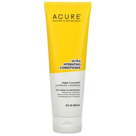 Acure, Ultra Hydrating Conditioner, Argan Oil & Pumpkin, 8 fl oz (236.5 ml)