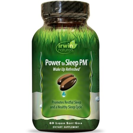 Irwin Naturals, Power to Sleep PM, 60 cápsulas gelatinosas líquidas