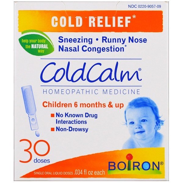 Boiron, ColdCalm, 30 Doses Líquidas Orais, 0,034 fl oz Cada