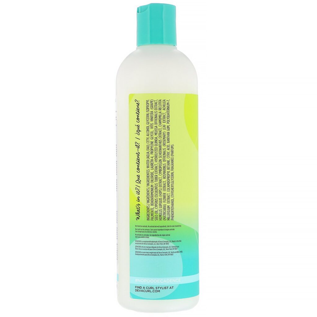 DevaCurl, No-Poo, Decadence, Zero espuma ultra, Limpador leitoso hidratante, 355 ml - Imagem 2