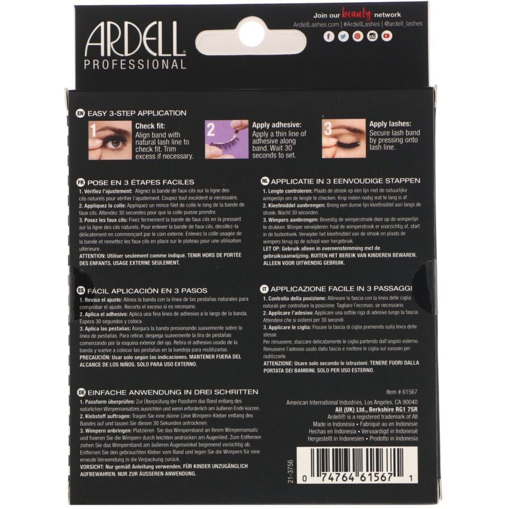 Ardell, Natural, Lash #110, 5 Pairs - Imagem 2