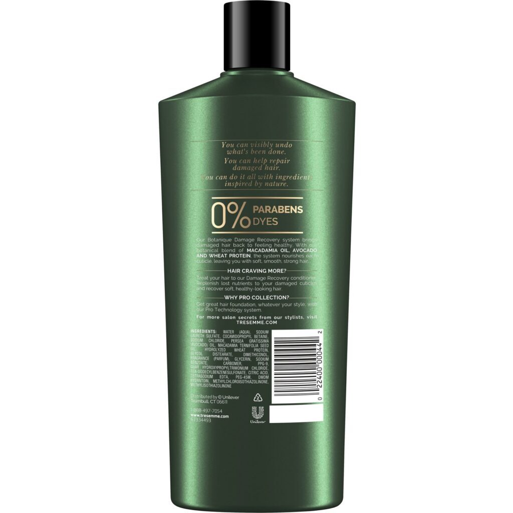 Tresemme, Botanique, shampoo recuperação de danos, 650 ml - Imagem 2