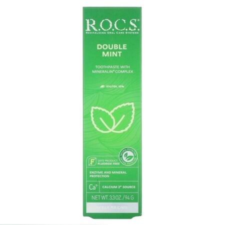 R.O.C.S., Double Mint Toothpaste, 3.3 oz (94 g) - Image 2