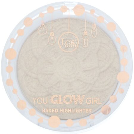 J.Cat Beauty, You Glow Girl, Iluminador Baked, YGG105 Luz da lua, 8,5 g - Image 2