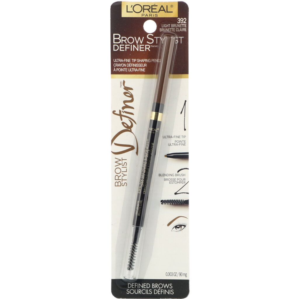 L'Oreal, Brow Stylist Definer, Ponta ultrafina, 392 Moreno claro, 90 mg - Imagem 2