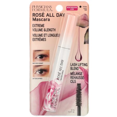 Physicians Formula, Rose All Day Mascara, Black, 0.4 fl oz (12 ml) - Image 2