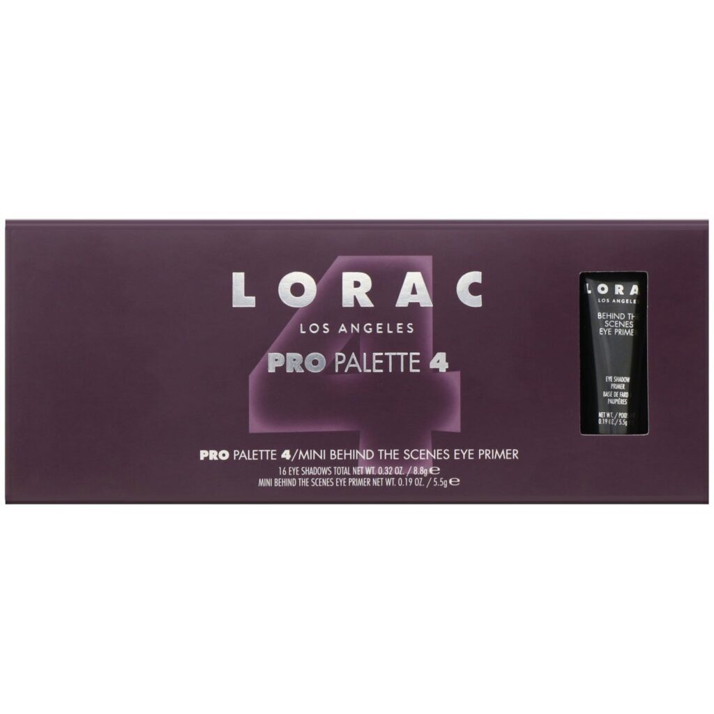 Lorac, Paleta Pro 4 com Miniprimer para Olhos Behind The Scenes, 14,3 g (0,51 oz) - Imagem 2